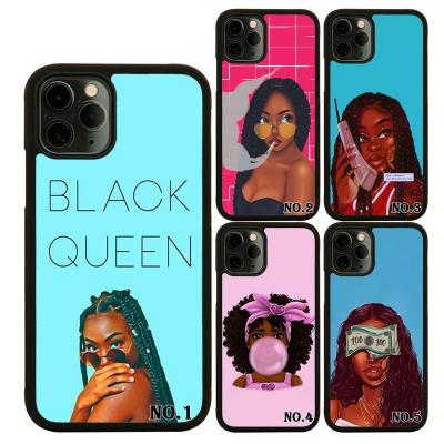 China Anti-drop Support Custom Copy Make Your Own Design Black People Cell Phone Bags For 11 11Pro 11Pro 7 Max Plus Max iPhone XR Xs Case for sale