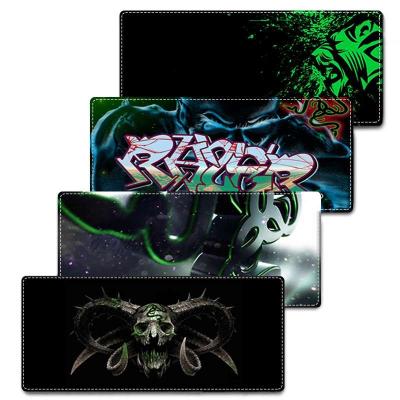 China Eco-Friendly Green Large Mouse Pad Printing Natural Rubber Anti-Slip Mouse Mat Keyboard Pad Desk Mat Gaming For Laptop Gamer Mousepad for sale