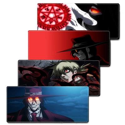 China Cusotmized anime hellsing new design silicone anti-slip desk table mouse pad RGB size for 400x900x2mm for sale