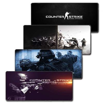 China Eco-Friendly CS GO Printing Mouse Mat Large Gaming Mousepad Large Gamer Computer Mouse Mat Office Desk Mat Keyboard Protective Mouse Pad For Gaming for sale