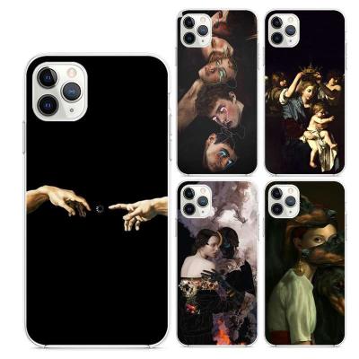 China 100% Eco-friendly Retro Renaissance Phone Case Art Aesthetic Cell Phone Cases For iPhone 12 11 Pro 11Pro 8 7 6 6S Max Plus X XS Max 5 SE 5S XR Case for sale