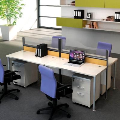 China Scratch Resistant Hot Sale Factory Customize High Quality Extended Cubicle Office Workstation Desks Partitions for sale