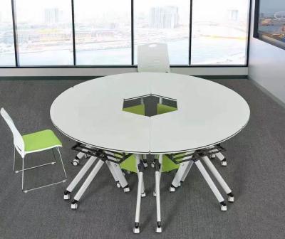 China Industrial Modular Customized Training /meeting Desk With Casters for sale