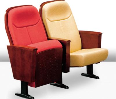 China Traditional Customized Seats Cinema Theater Attendance Chairs With Hidden Folding Notepad for sale