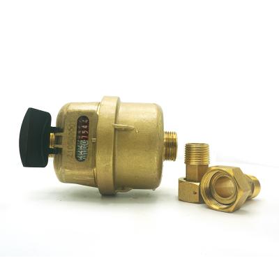 China High Accuracy Brass Dry Dial DN15 DN20 DN25 Kent Volumetric Water Meter for sale