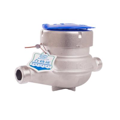 China Accuracy Stailess Mechnical Steel Residential Dry Water Meter for sale