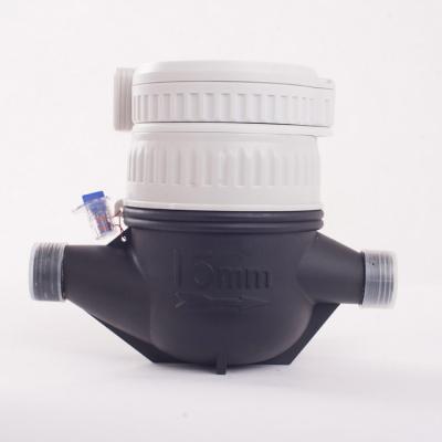 China Accuracy Plastic Mechnical Nylon Dry Wet Water Meter for sale