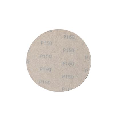 China 5 inch auto yellow disc adhesive sandpaper for car for sale