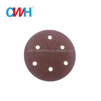 China Putty P80 5 inch high quality round sand paper for diamond for sale