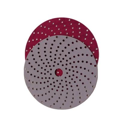 China Auto Putty Car Customized High Quality 5 Inch 8 Holes Round Sanding Disc Purple for sale