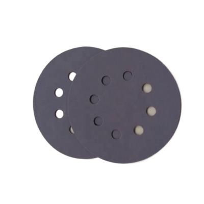 China 5 Inch 8 Holes Automatic High Quality Purple Abrasive Round Sand CWH Paper Sanding Disc for Sanding and Polishing for sale