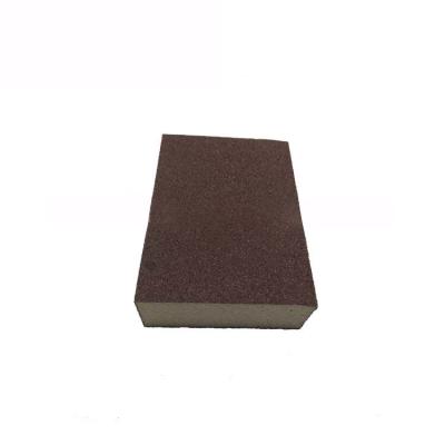 China Aluminum Oxide Superfine Paper Foam Putty Soft Sand Sponge Square Soft Hand Dry Sanding Sanding Block for Rubber Plastic for sale