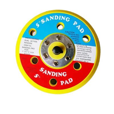 China Sander 5 Inch 6 Hole Sander Backing Pad For Hook Backup Sanding Pad And Loop Sanding Discs Machine Tool Accessories for sale