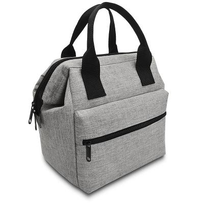 China Women Nylon Men Cooler Bag Tote Insulated Lunch Box Thermal Soft Liner Water Resistant Thermal Lunch Bags Picnic Office for sale