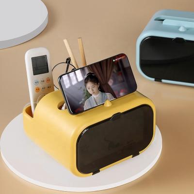 China Art Decor The Latest Unicorn Tissue Box Table Napkin Dispenser Paper Tissue Box can hold small items such cell phone and keys for sale