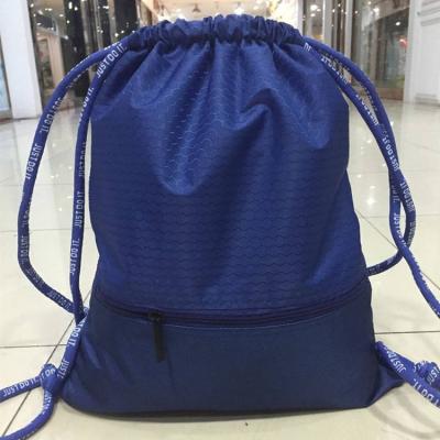 China Fold To Accept Printing Price China Suppliers 210D Polyester Drawstring Bag Custom Backpack for sale