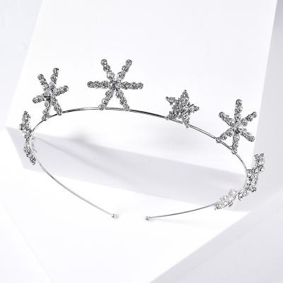 China MH1383 Fashion Star Headband Women Rhinestone Bridal Headband Trendy Wedding Hair Accessories for sale