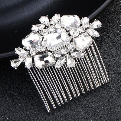 China HXC3569 Fashionable Shape Handmade Crystal Hair Combs Bridal Crystal Hair Comb Wedding Hair Accessories for sale