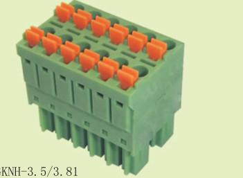 China Insulation Material PCB Terminal Block -40℃ - +105℃ Euro Style Terminal Block for sale