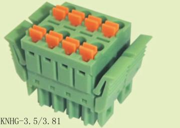 China Simple Plug In PCB Terminal Block Wire Range 28 - 16 AWG Connector Terminal Block for sale