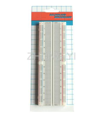 China Bb830 Transparent Soldered Breadboard Inserted For Building / Testing Circuits for sale