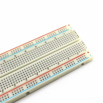 China Big MB-102 5.6x16.5x0.85cm 830 Breadboard 2.54mm for sale