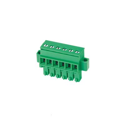 China Terminal Block Pluggable 3.5mm HQ15EDGKAM-3.5/3.81 300V 8A for sale