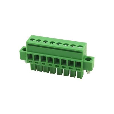 China 3.5MM 3.81MM Pitch Plug In Terminal Block 300V 8A HQ15EDGKBM for sale