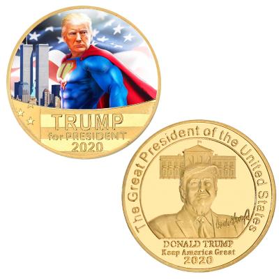 China Custom China Souvenir Metal Coins Commemorative President Trump Coins From UsCollection for sale