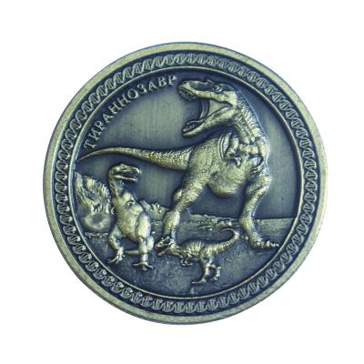 China Gift Art Collection Metal Badge Coin China Dragon Commemorative Coin Animal Coin for sale