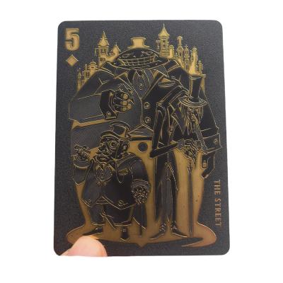 China Europe Playing Cards Gold Playing Cards Luxury Custom Made Waterproof Playing Cards for sale