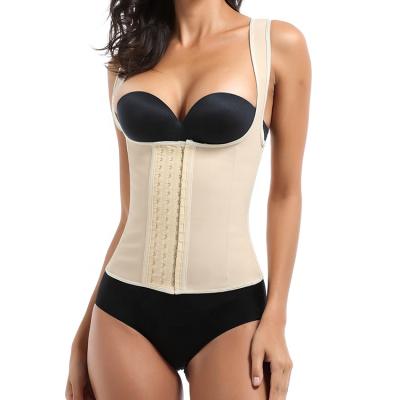 China Custom Logo Breathable Waist Cincher Body Shaper Latex Waist Trainer Vest Wholesale Plus Size Waist Trimmer for sale