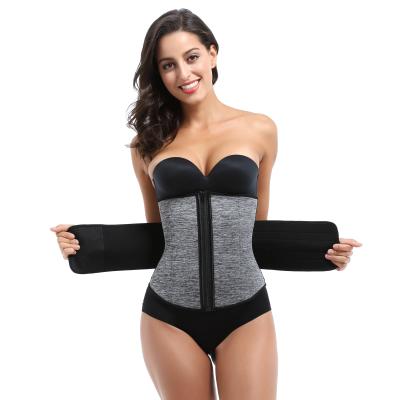 China Hot Selling Antibacterial Neoprene Waist Body Shaper Compression Belt Waist Trainer For Women Diet for sale