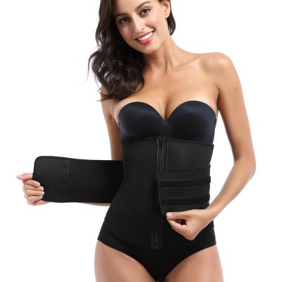 China Best Quality Antibacterial Wholesale Custom Neoprene Belly Button Woman Shaper Waist Trainer for sale