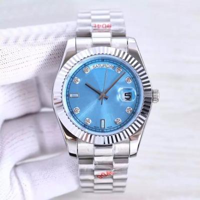 China 2022 904L Stainless Steel Sapphire Glass 3A Waterproof High Quality Alarm Watch Men's Luxury Mechanical Watch for sale