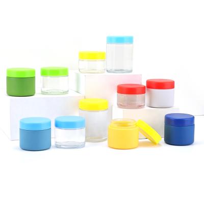 China Custom New Arrival 1oz 2oz 3oz 4oz Child Medicine Smell Resistant Medicine Glass Jar With CR Cap for sale