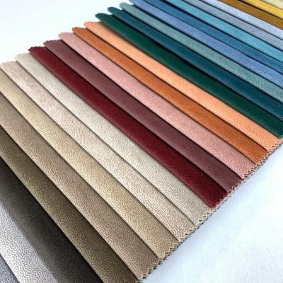 China Breathable 100% Polyester Velvet Metallic With Fleece Backing Sofa Upholstery Fabric for sale