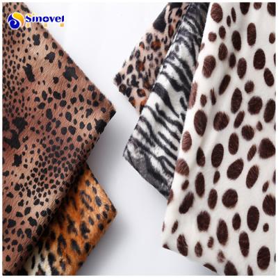 China China Supplier Waterproof 100% Polyester Animal Designs Printing Velvet Fabric Pet Products for sale