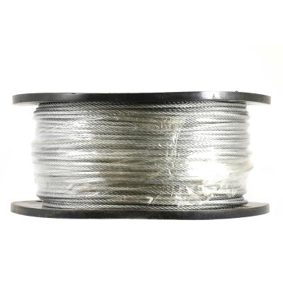 China Standard 1.2mm 7x7 7x19 Steel Wire Easy Cut Steel Rope Germany Marine Grade High Strength Stainless for sale