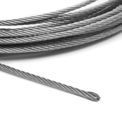 China High Lifting Corrosion Resistance Aisi 316 Cable Stainless Steel Wire Rope for sale