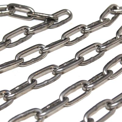 China DIN766 Stainless Steel Lifting Heavy Duty Link Chain 8MM 10MM 12MM SS304 SS316 for sale