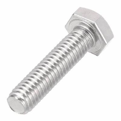 China 304 316 Stainless Steel Marine Hex Bolts A2 70 M8 110mm High Tensile Stainless Steel Bolt for sale