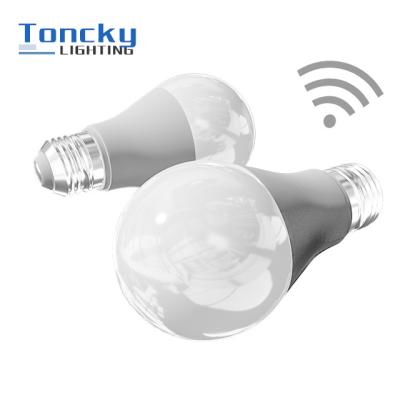 China Hotel Sensor Bulb A60 8W Motion Sensor Led Bulb Bombilla Bombillo Lampadina, Motion Sensor Bulb, Lampada Radar Detector Led Bulb for sale