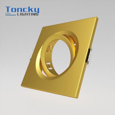 China MR16 Square Bracket Mounting Downlight Bracket Trims GU5.3 GU10 Spotlight Plastics MR16 Led Light for sale