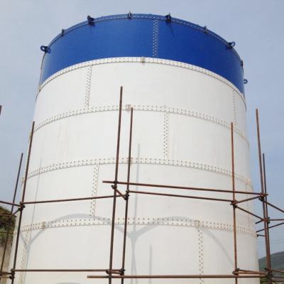 China Corrugated Factory Bolted Cement 100 Ton Steel Silo for sale