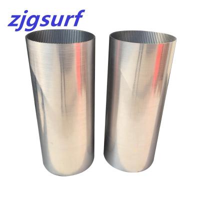 China Garment Shops Wedge Wire Screen Mesh Stainless Steel Metal Wire Wrapped Filter Cylinder Liquid Filter Johnson for sale