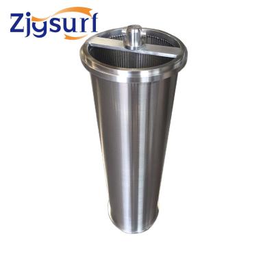 China Garment Shops Stainless Steel Wedge Wire Screw Press Screen For Equipment for sale