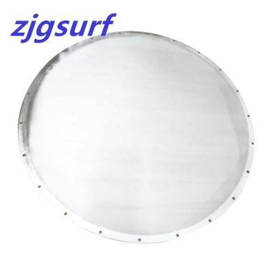 China Round Hotels V Shape Wedge Wire Water Filter Well Screen Disc For Chemical Equipment for sale