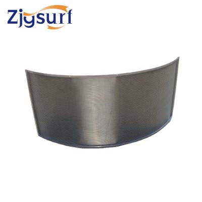 China Garment Shops Stainless Steel Wedge Wire DSM Screen Curve Screen Arc Screen For Sand Filtration for sale