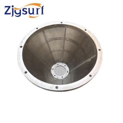 China Sorts Filtration Industry Stainless Steel Johnson v Wedge Wire Basket Centrifuge For Industry for sale